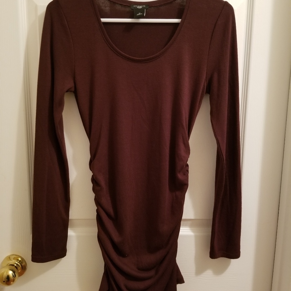 Ann Taylor, form fitting sweater dress.